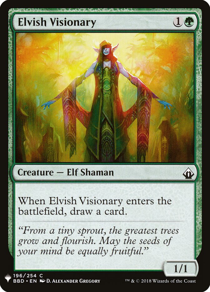Elvish Visionary (BBD-196) - The List (PLST)