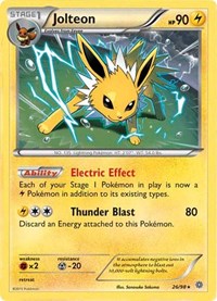 Jolteon - 26/98 (Cosmos Holo) (26) - Miscellaneous Cards & Products (MCAP)