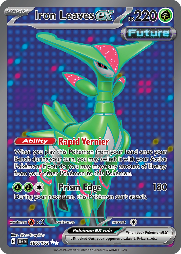 Iron Leaves ex (186/162) - [Full Art] Temporal Forces (TEF)