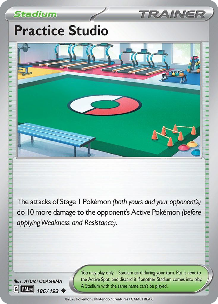 Practice Studio (186/193) - Paldea Evolved (PAL)