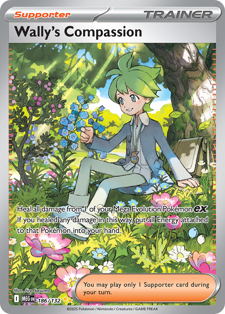 Wally's Compassion (186/132) - [Special Illustration Rare] Mega Evolution (MEG)