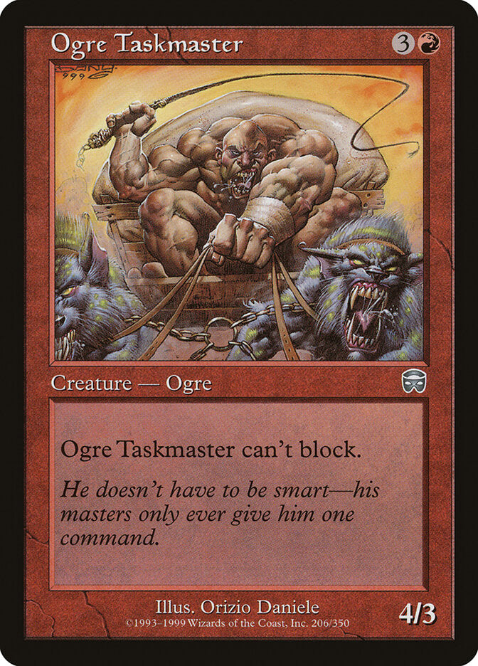 Ogre Taskmaster (206) - Mercadian Masques (MMQ)