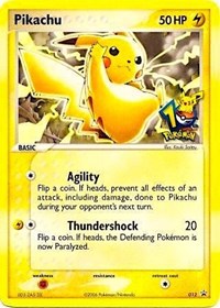 Pikachu - 012 (10th Anniversary) (12) - Miscellaneous Cards & Products (MCAP)
