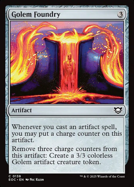 Golem Foundry (138) - Edge of Eternities Commander (EOC)