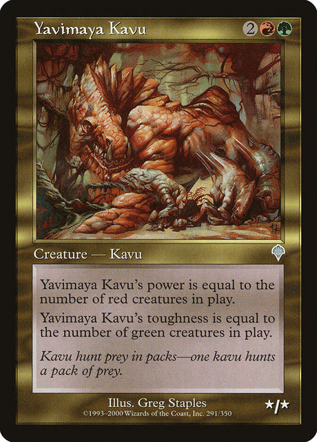 Yavimaya Kavu (291) - Invasion (INV)
