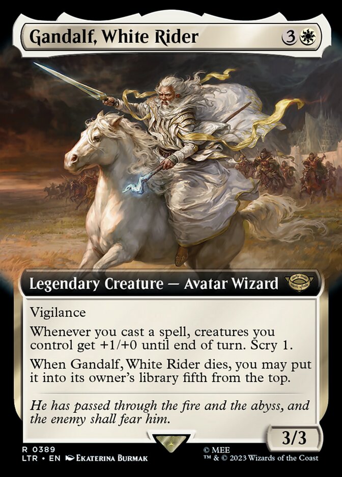 Gandalf, White Rider (389) - The Lord of the Rings: Tales of Middle-earth (LTR)