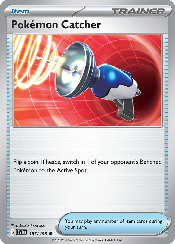 Pokemon Catcher (187/198) - [Reverse Holo] Scarlet & Violet (SVI)