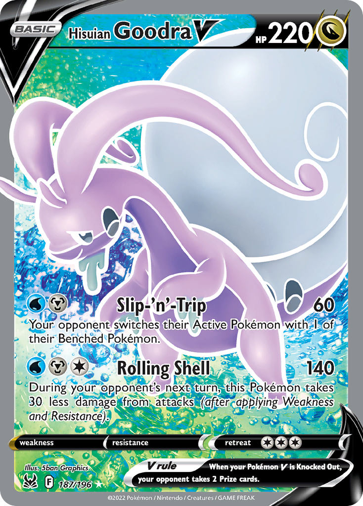 Hisuian Goodra V (187/196) - [Full Art] Lost Origin (LOR)