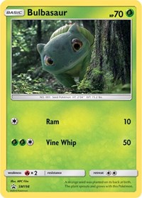 Bulbasaur SM198 In Store Event Promo (SM198) - SM Promos (SMP)