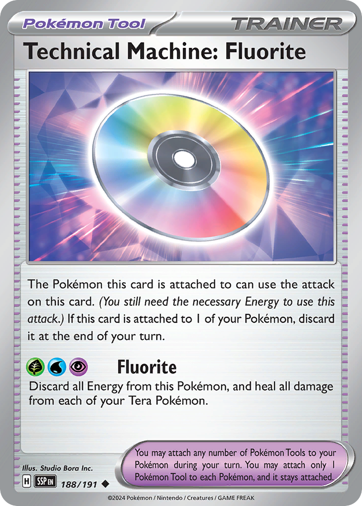 Technical Machine: Fluorite (188/191) - [Reverse Holo] Surging Sparks (SSP)