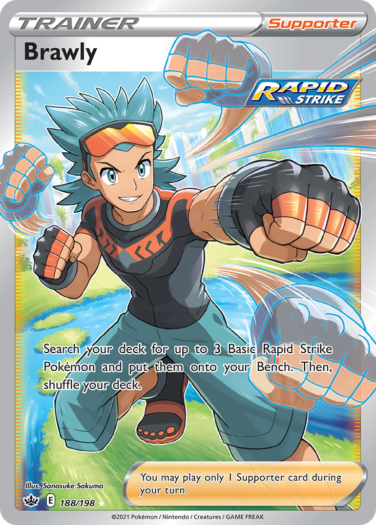 Brawly (188/198) - [Full Art] Chilling Reign (CRE)