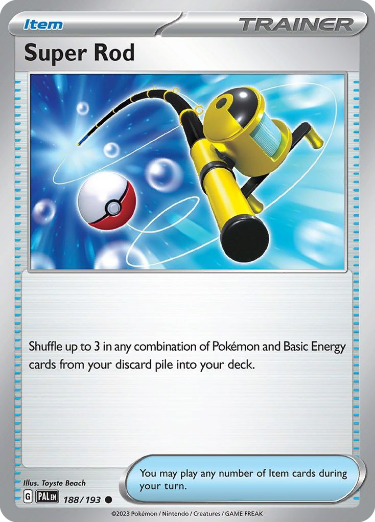 Super Rod (188/193) - [Reverse Holo] Paldea Evolved (PAL)