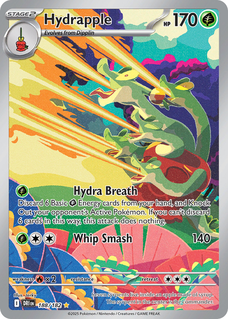 Hydrapple (188/182) - [Illustration Rare] Destined Rivals (DRI)