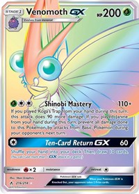 Venomoth GX (Secret) (216) - SM - Unbroken Bonds (SM10)