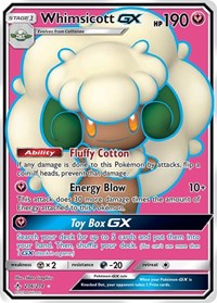 Whimsicott GX (Full Art) (206) - SM - Unbroken Bonds (SM10)