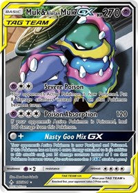 Muk & Alolan Muk GX (197) (Full Art) (197) - SM - Unbroken Bonds (SM10)