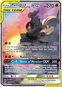 Marshadow & Machamp GX (199) (Full Art) (199) - SM - Unbroken Bonds (SM10)