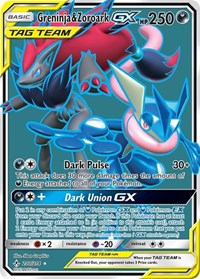 Greninja & Zoroark GX (200) (Full Art) (200) - SM - Unbroken Bonds (SM10)