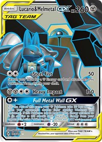 Lucario & Melmetal GX (Full Art) (203) - SM - Unbroken Bonds (SM10)