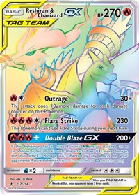 Reshiram & Charizard GX (Secret) (217) - SM - Unbroken Bonds (SM10)