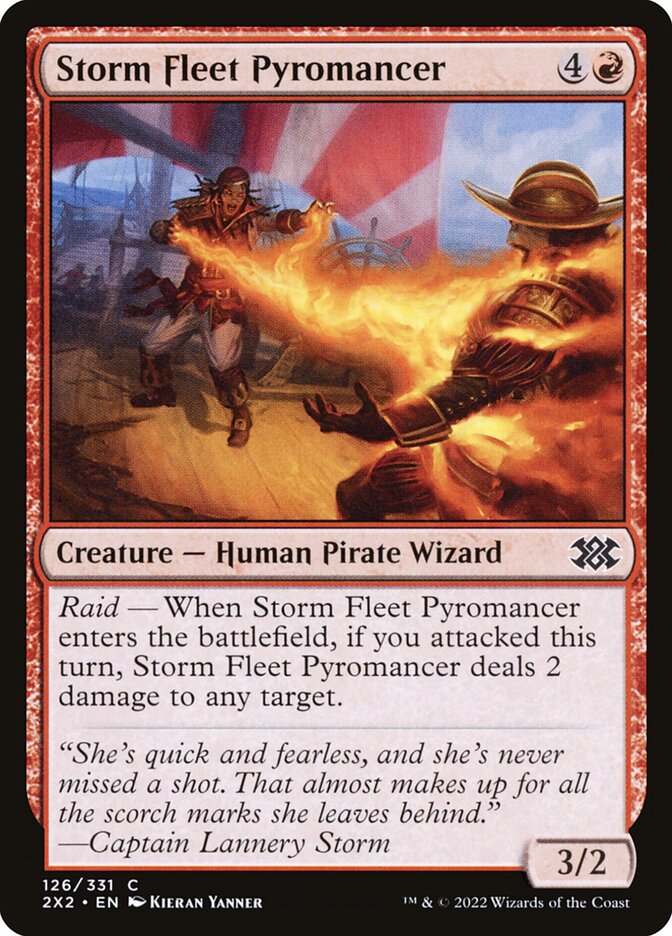 Storm Fleet Pyromancer (126) - Double Masters 2022 (2X2)