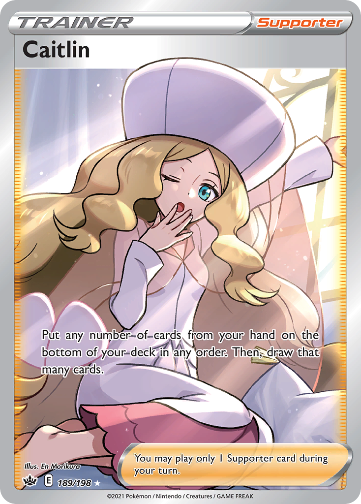 Caitlin (189/198) - [Full Art] Chilling Reign (CRE)
