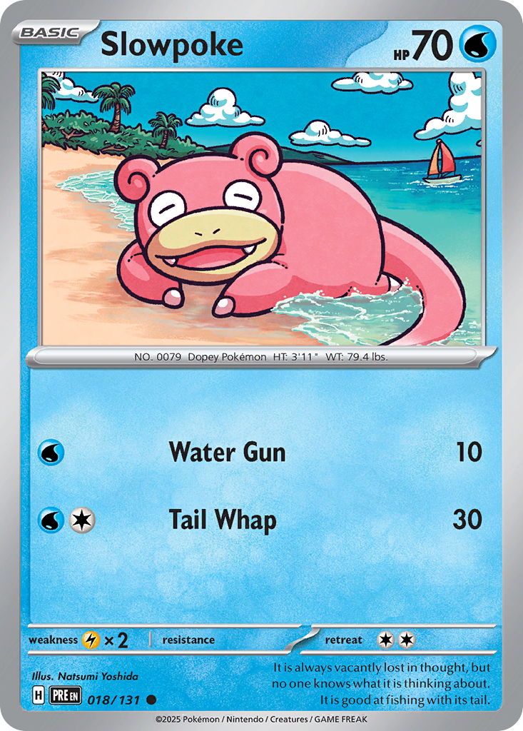 Slowpoke (18/131) - [Reverse Holo] Prismatic Evolutions (PRE)