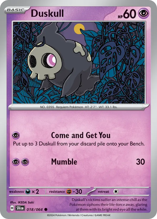 Duskull (18/64) - Shrouded Fable (SFA)