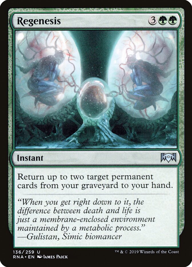 Regenesis (136) - Ravnica Allegiance (RNA)