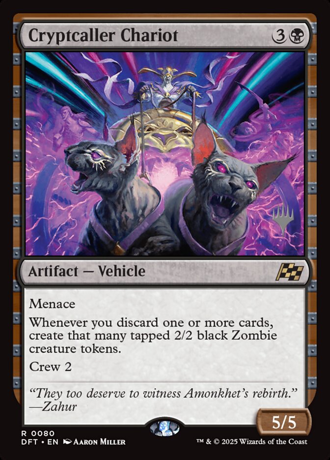 Cryptcaller Chariot (80p) - Aetherdrift Promos (PDFT)