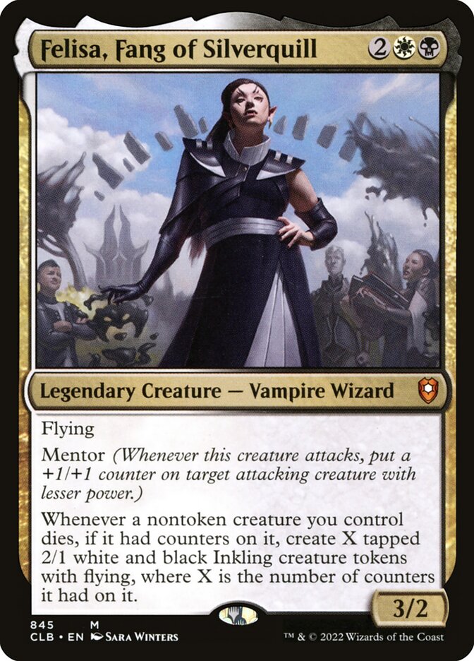 Felisa, Fang of Silverquill (845) - Commander Legends: Battle for Baldur's Gate (CLB)