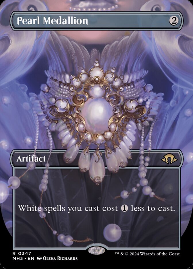 Pearl Medallion - [Borderless] Modern Horizons 3 (MH3)