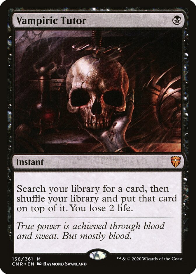 Vampiric Tutor (156) - Commander Legends (CMR)
