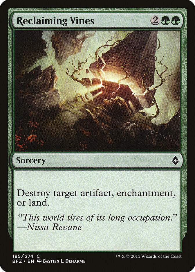 Reclaiming Vines (185) - Battle for Zendikar (BFZ)