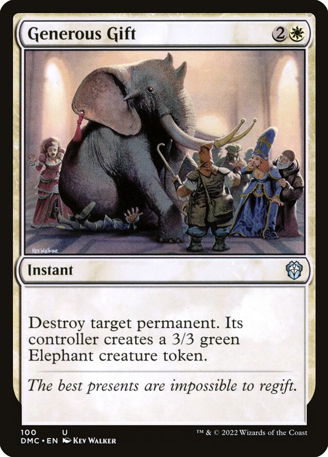 Generous Gift (100) - Dominaria United Commander (DMC)