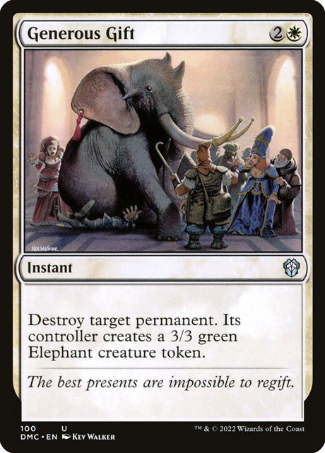 Generous Gift (100) - Dominaria United Commander (DMC)