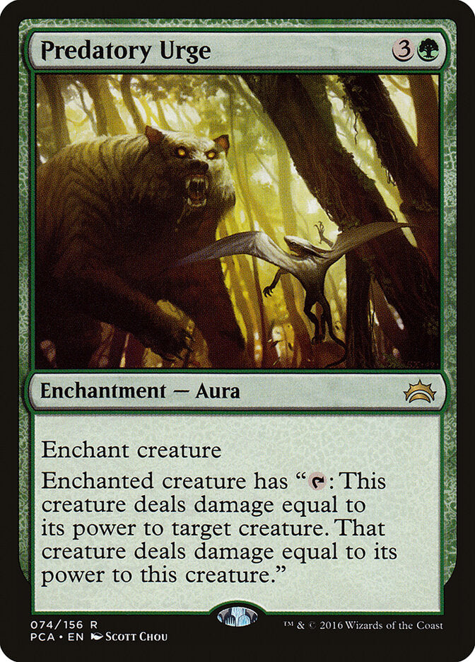 Predatory Urge (74) - Planechase Anthology (PCA)