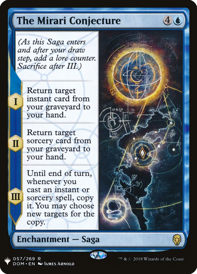 The Mirari Conjecture (DOM-57) - The List (PLST)