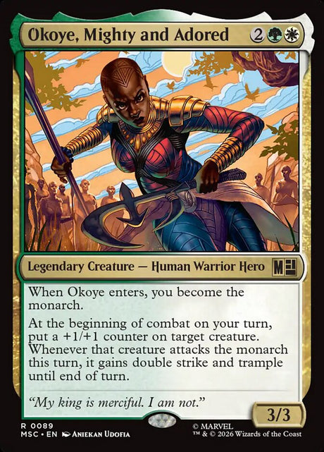 Okoye, Mighty and Adored (89) - Marvel Super Heroes Commander (MSC)