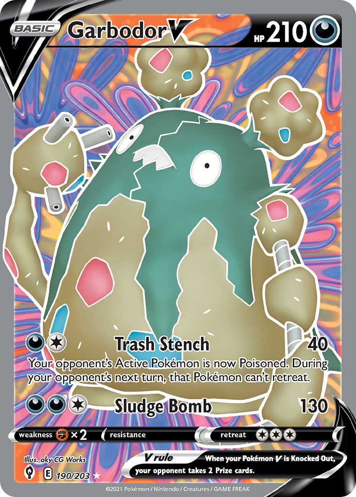 Garbodor V (190/203) - Evolving Skies (EVS)