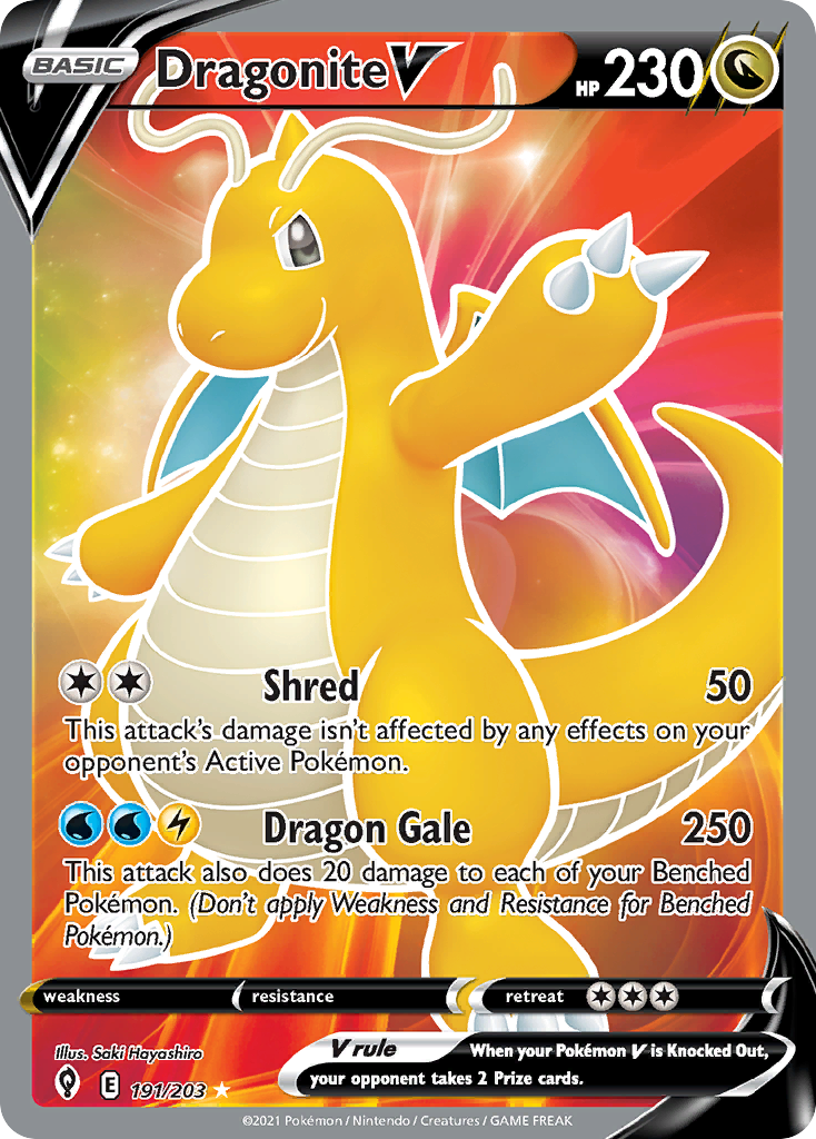 Dragonite V (191/203) - Evolving Skies (EVS)