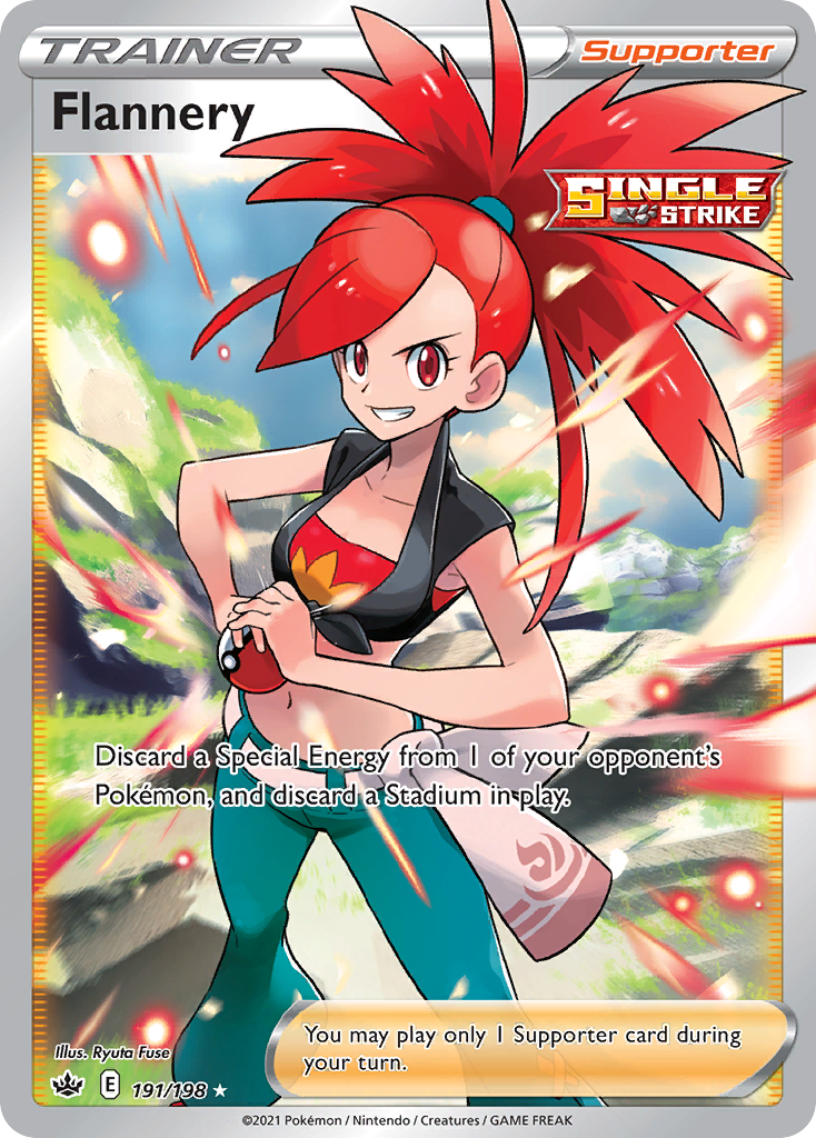 Flannery (191/198) - [Full Art] Chilling Reign (CRE)