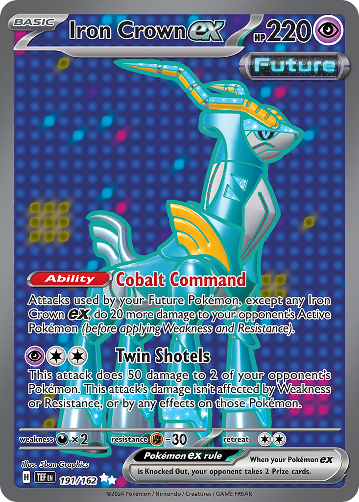 Iron Crown ex (191/162) - [Full Art] Temporal Forces (TEF)