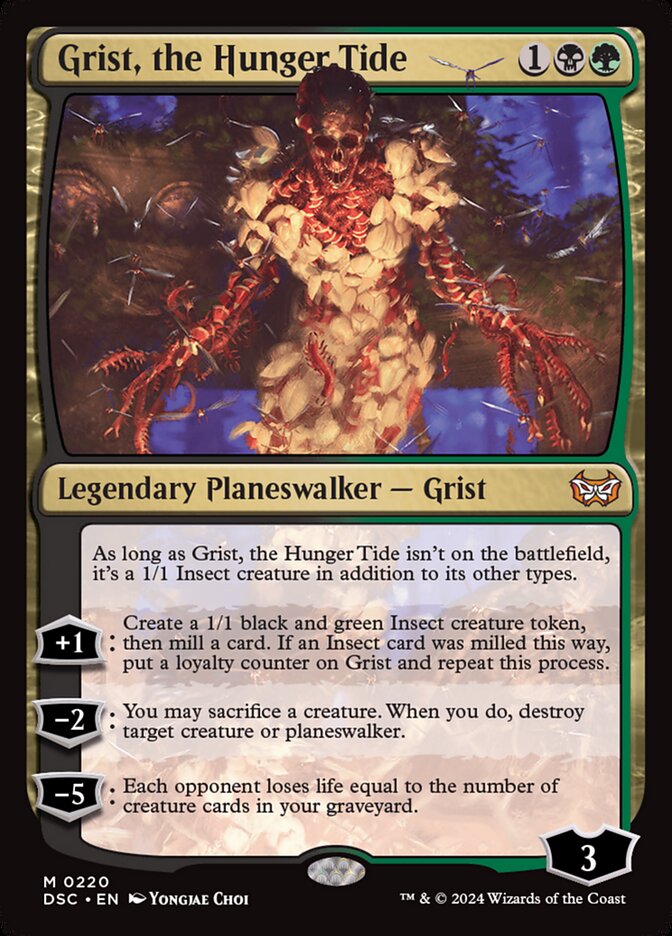 Grist, the Hunger Tide (220) - Duskmourn: House of Horror Commander (DSC)