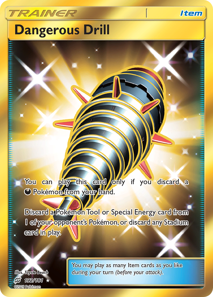 Dangerous Drill (192/181) - [Secret Rare] Team Up (TEU)