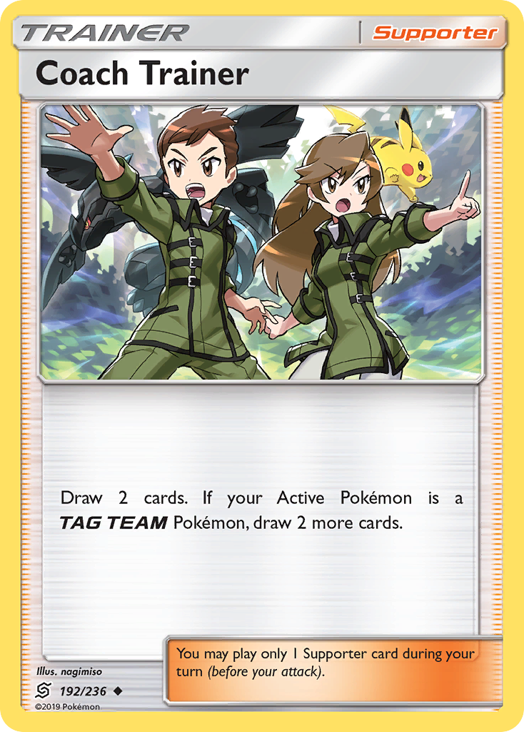 Coach Trainer (192/236) - [Reverse Holo] Unified Minds (UNM)