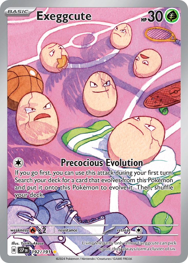 Exeggcute (192/191) - [Illustration Rare] Surging Sparks (SSP)