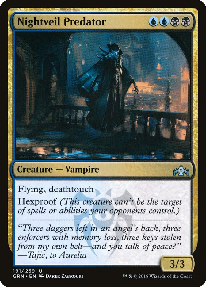 Nightveil Predator (191) - Guilds of Ravnica (GRN)