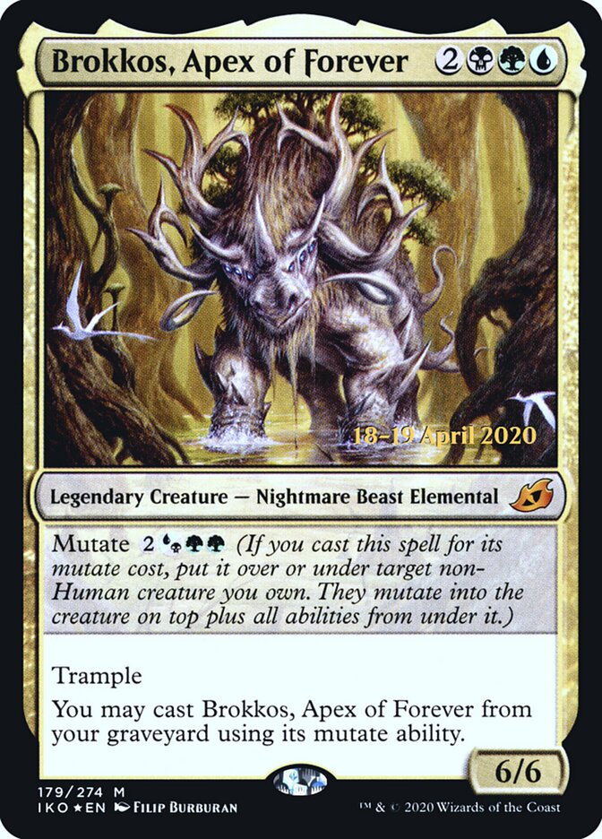 Brokkos, Apex of Forever (179s) - Ikoria: Lair of Behemoths Promos (PIKO)