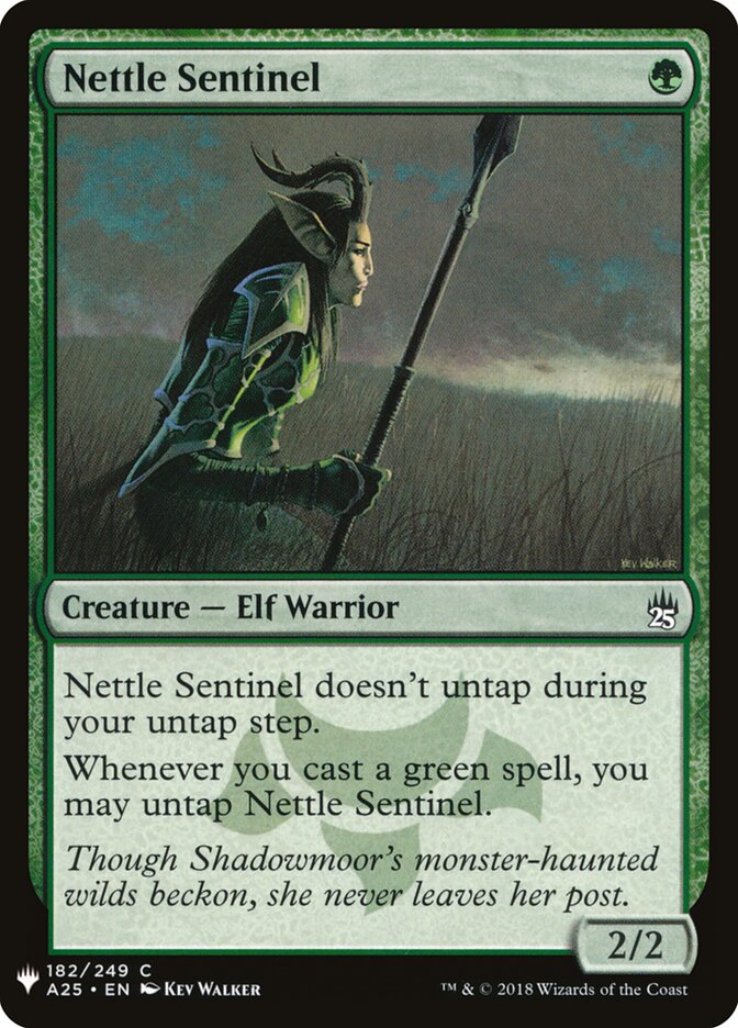 Nettle Sentinel (A25-182) - The List (PLST)